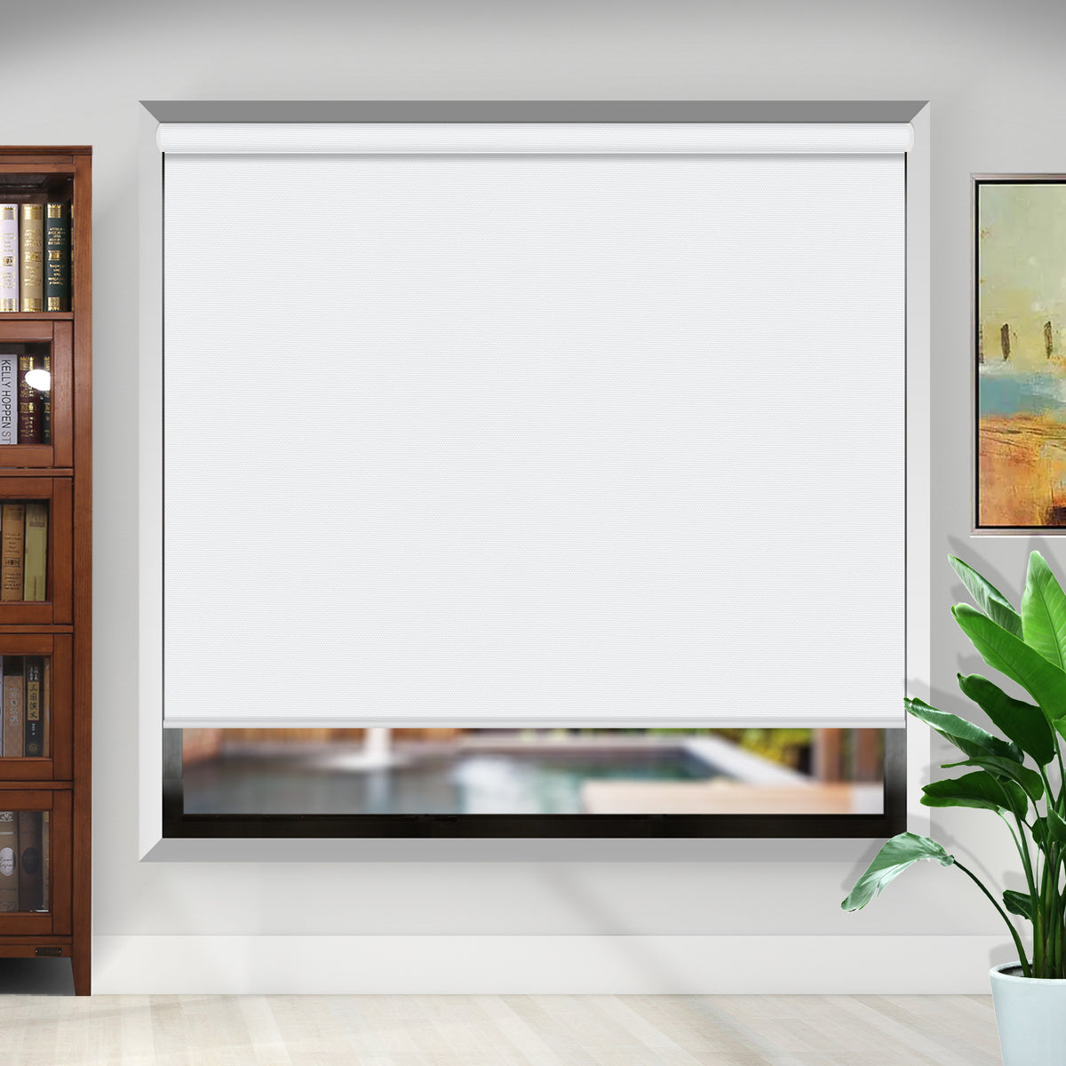 Blackout Window Blinds Roller Shades, Custom Window Shades