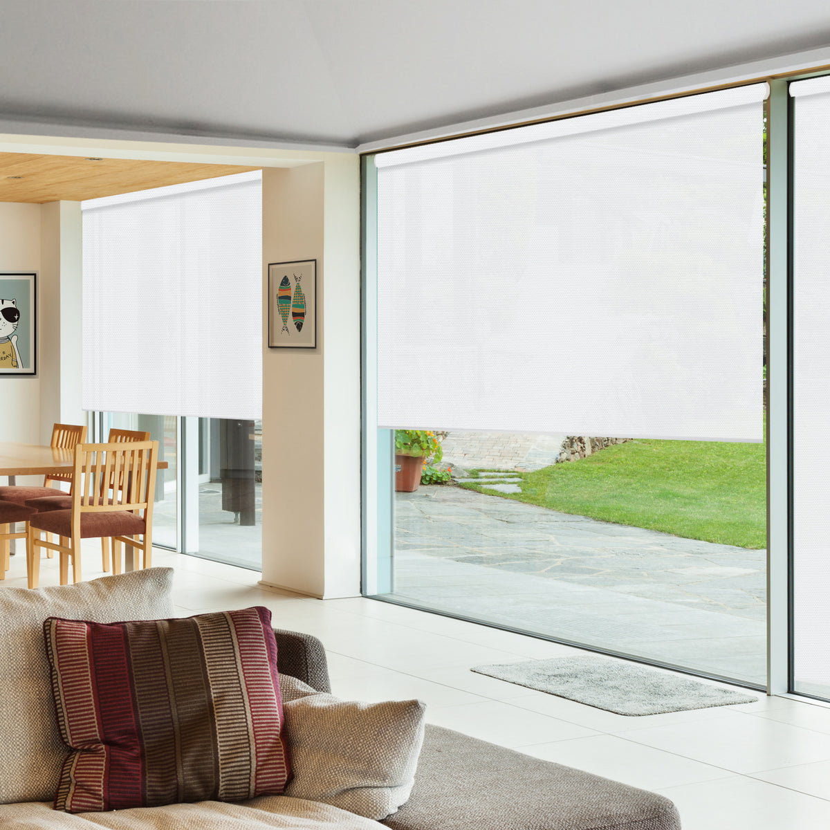 Blackout Window Blinds Roller Shades, Custom Window Shades