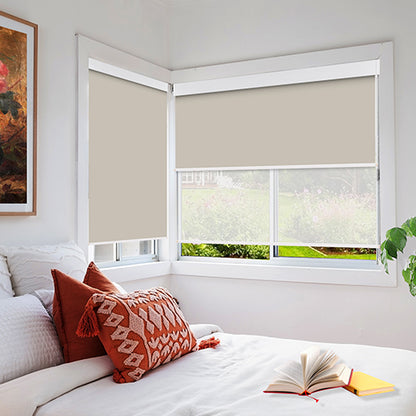 Dual Window Blinds Roller Shades, Custom Double Blinds