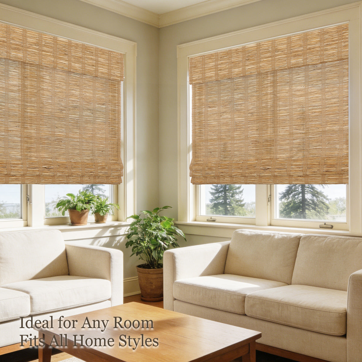 Roman Shades Bamboo Blinds, EX-3204, 1268