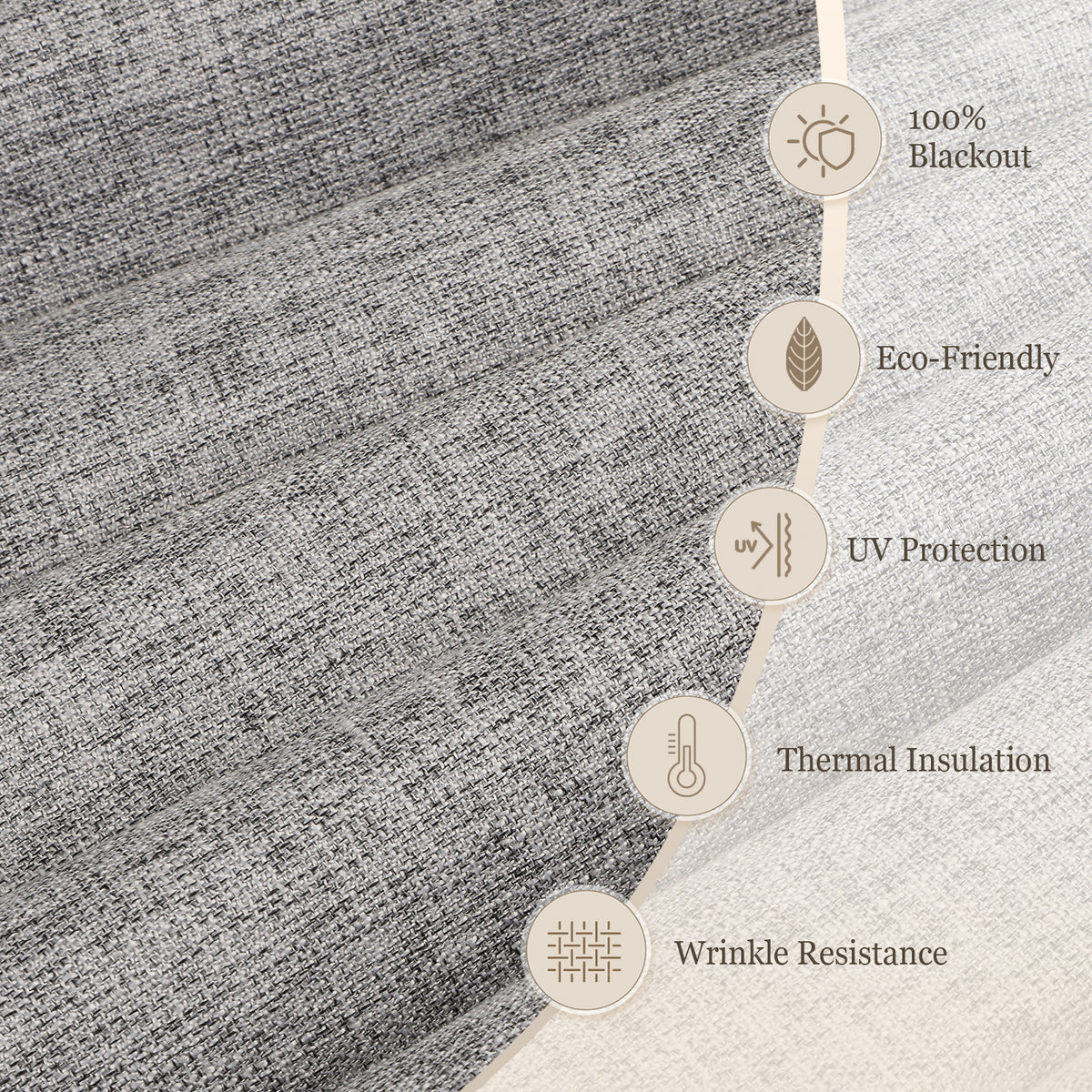 Single-Layer Blackout Roman Shades, Cordless Privacy Window Shades,  Silver Mist