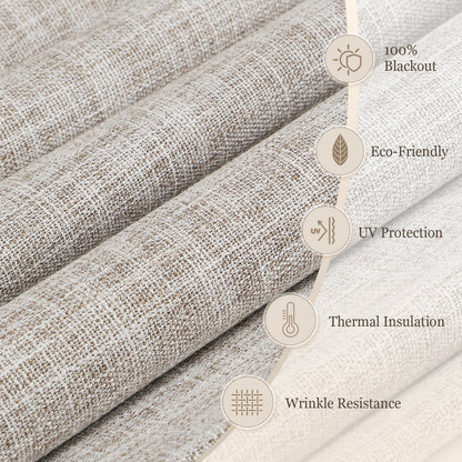 Cordless Blackout Roman Shades, Custom Window Shades Privacy Window Blinds, Heathered Gray