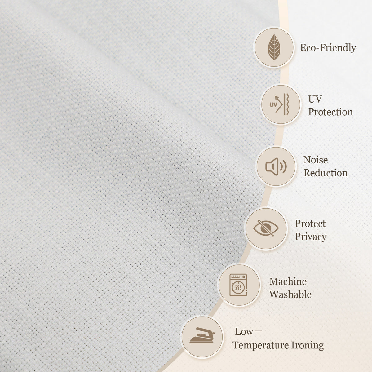 Blackout Roman Shades for Bedroom, Cordless Lift Woven Window Blinds, White