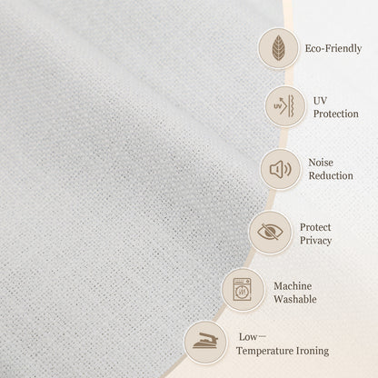 Blackout Roman Shades for Bedroom, Cordless Lift Woven Window Blinds, White
